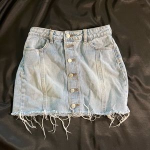 PacSun blue denim mini skirt, size 25